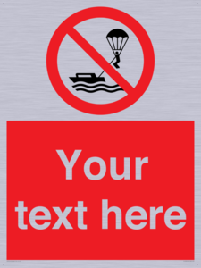 Custom No parasailing